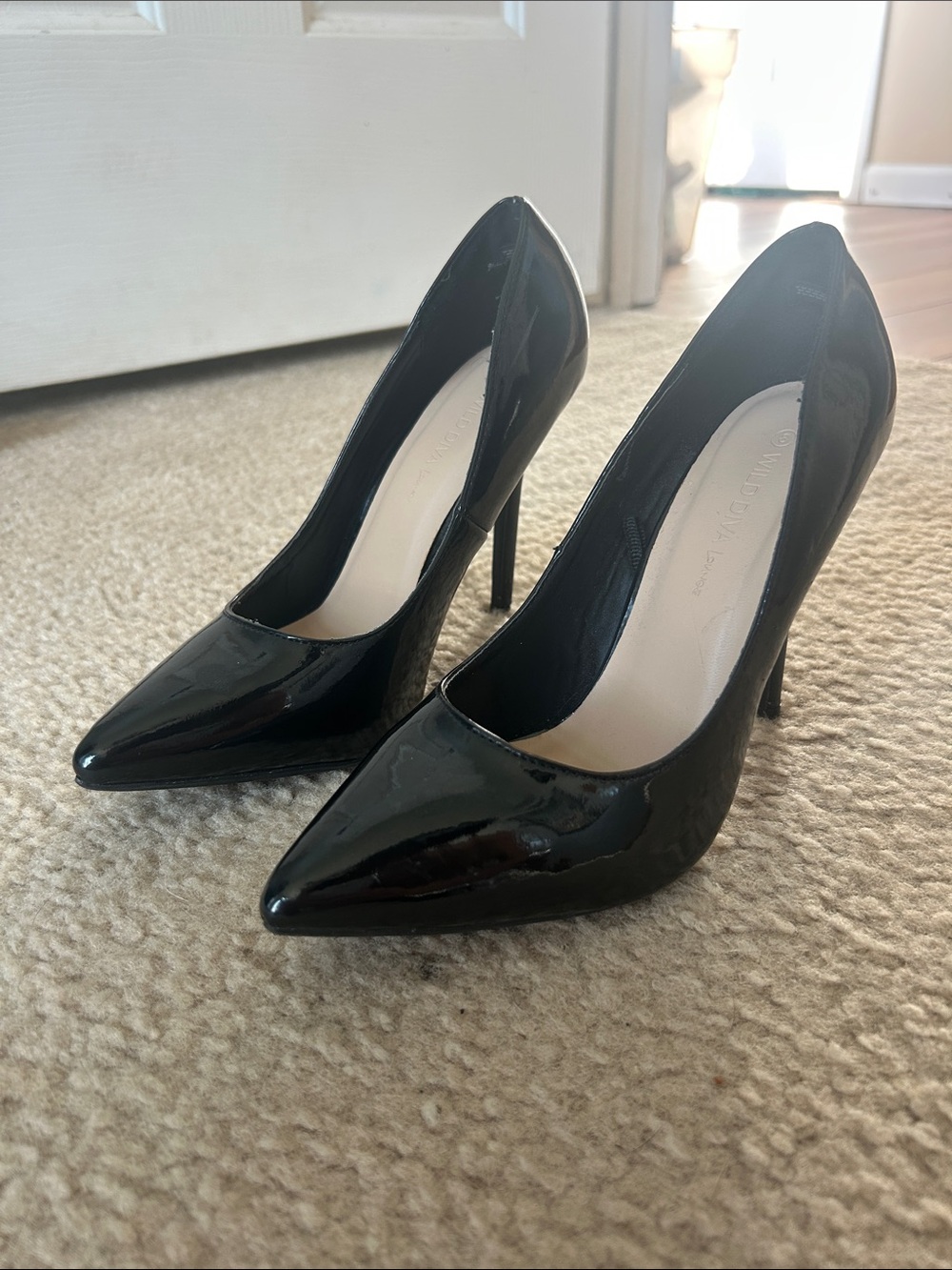 Black heels